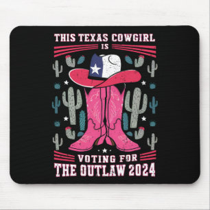 Cowgirl Voting for Outlaw Funny Pro Trump 2024 Wom Musmatta