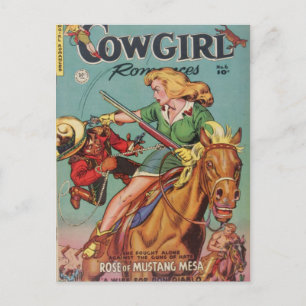 Cowgirl Vykort