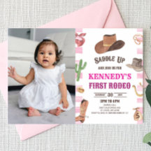 Cowgirl Westernare First Rodeo 1st Birthday Party