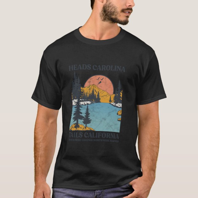 Cowgirl Westernare Land Music Head Carolina Svan T Shirt (Framsida)
