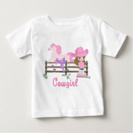 Cowgirl with Horse T-shirt