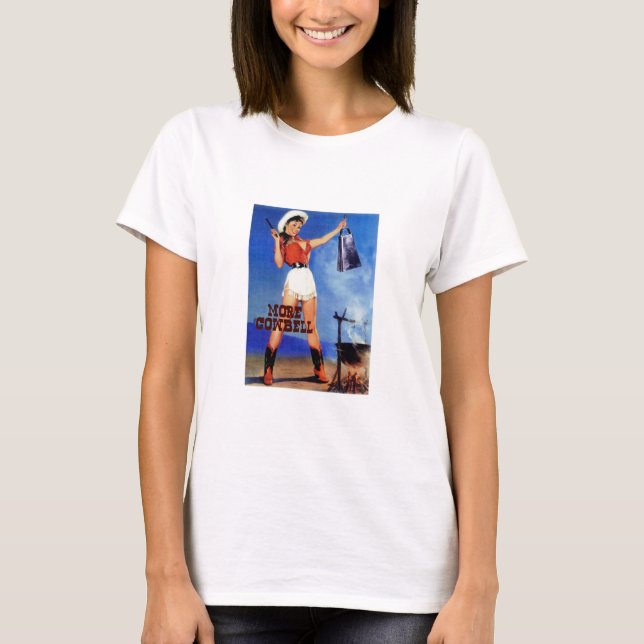 cowgirlcowbell tee shirt (Framsida)