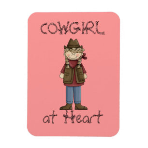 Cowgirlen flätar in den högvärdiga Flexi magnet