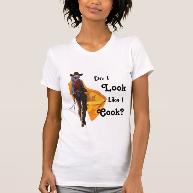 Cowgirlen ser jag något liknande som jag lagar tröja (Framsida)