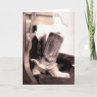 Cowgirlen utrustar 02 kort