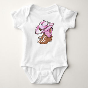 Cowgirlkängor och hatt t shirt