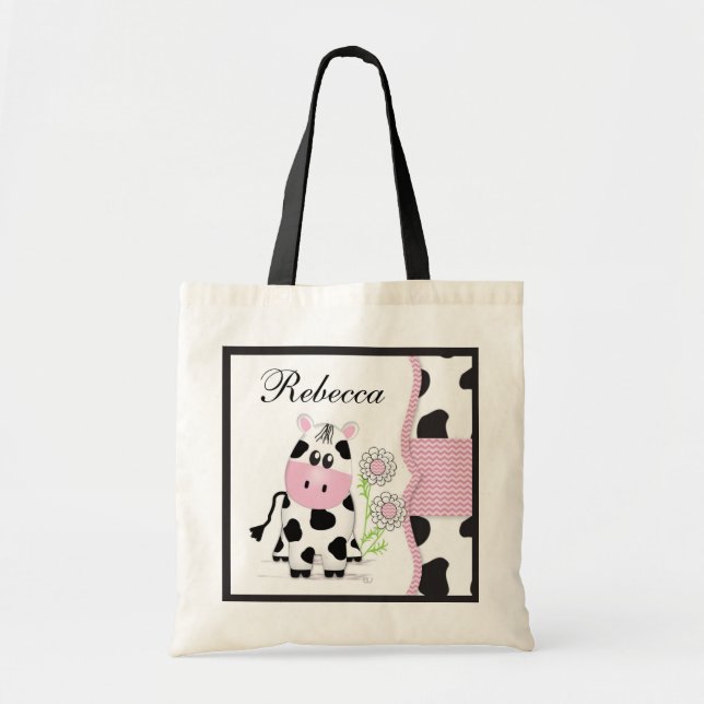 Cowgirlkon hänger lös med sparretrycket tygkasse (Framsidan)