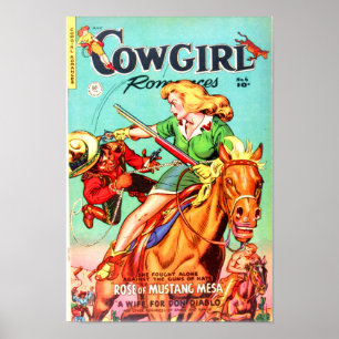 Cowgirlromantik -- Ro av MustangMesa Poster