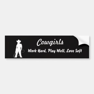 Cowgirls Bildekal