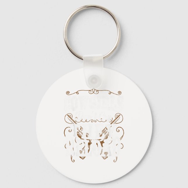 Cowgirls Don't Cry They Reload  Nyckelring (Framsida)