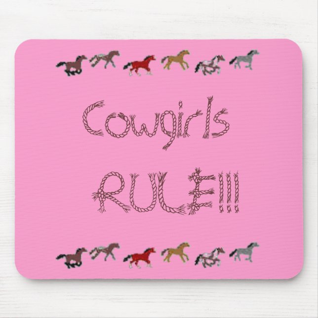Cowgirls HÄRSKAR!!! Musmatta (Framsidan)