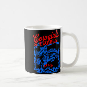 Cowgirls Och Tequila Vintage Svans Rolig Tequila D Kaffemugg