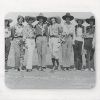 Cowgirls på Cheyenne gränsdagar, 1929. Musmatta