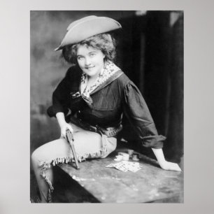 Cowgirlspelare: 1909 poster