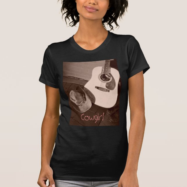 Cowgirlstil T Shirt (Framsida)