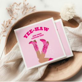 Cowgirlstövlar Anpassade Personliga Pappersservett