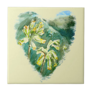 Cowgla Primula Heart Kakelplatta