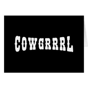COWGRRL-KORT HÄLSNINGSKORT