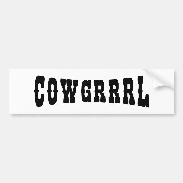 COWGRRRL BILDEKAL (Framsidan)