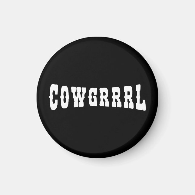 COWGRRRL MAGNET (Framsidan)