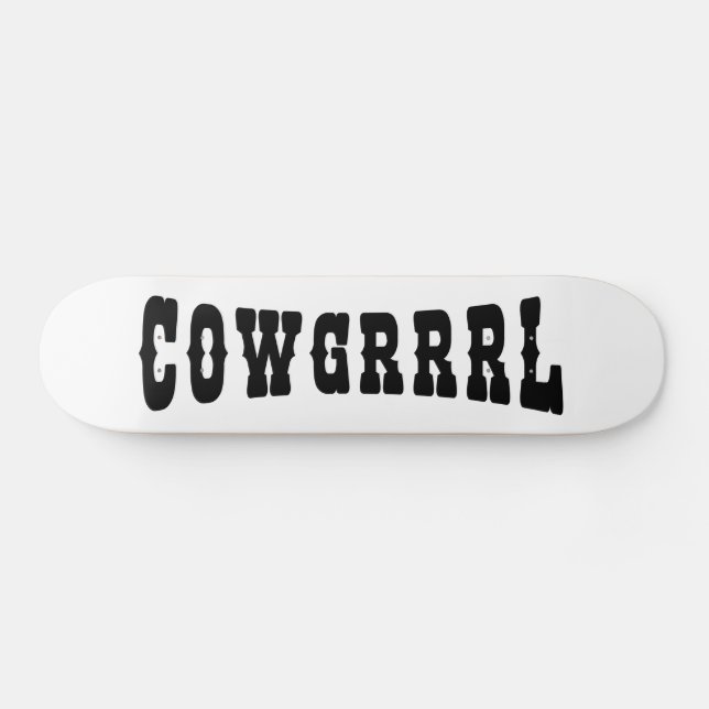 COWGRRRL MINI SKATEBOARD BRÄDA 18,5 CM (Horz)
