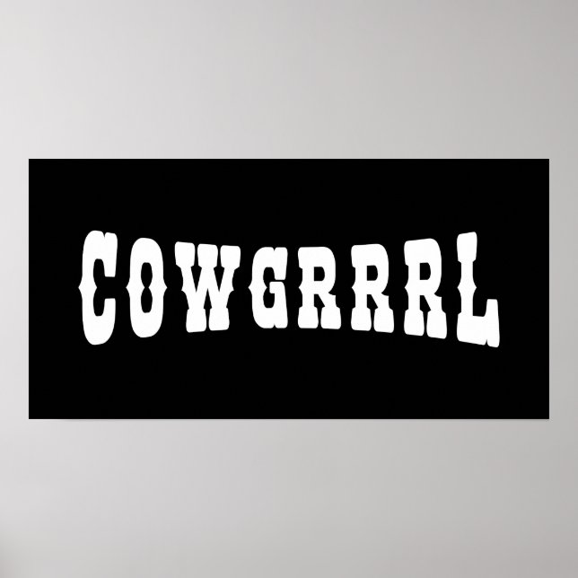 COWGRRRL POSTER (Framsidan)