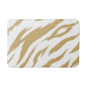 Cowhide Brown Bathroom Bath Mat Badrumsmatta