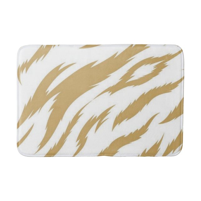 Cowhide Brown Bathroom Bath Mat Badrumsmatta (Framsidan)