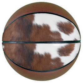 Cowhide Brown White