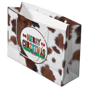 Cowhide Brown White God jul