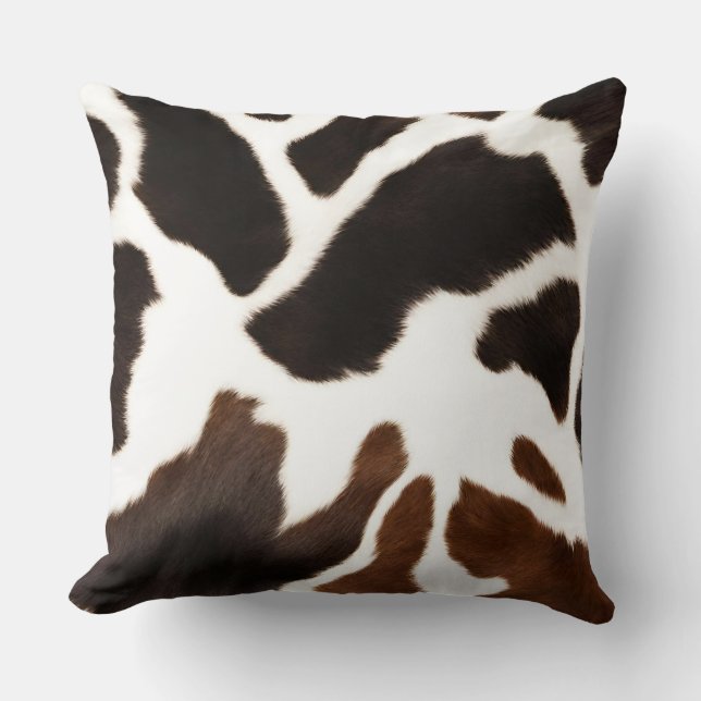 Cowhide Farmhouse Decor Kudde (Framsida)