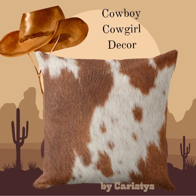 Cowhide Faux Kudde (Skapare uppladdad)