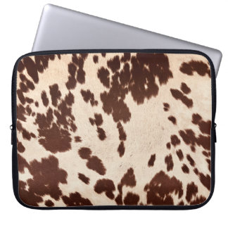 Cowhide 'image' laptop fodral
