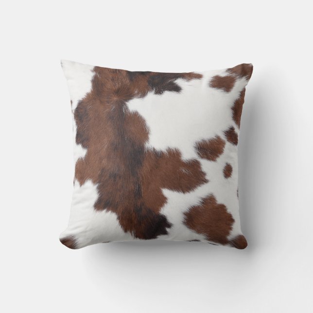 Cowhide Mönster Dekorativ kudde (Framsida)