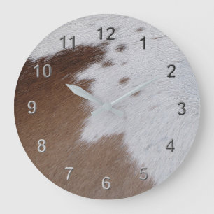 Cowhide Stor Klocka