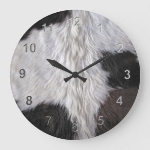 Cowhide Stor Klocka