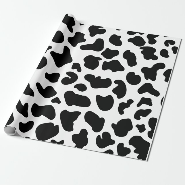Cowhide tapet - Kokbakgrund Presentpapper (Utrullad)
