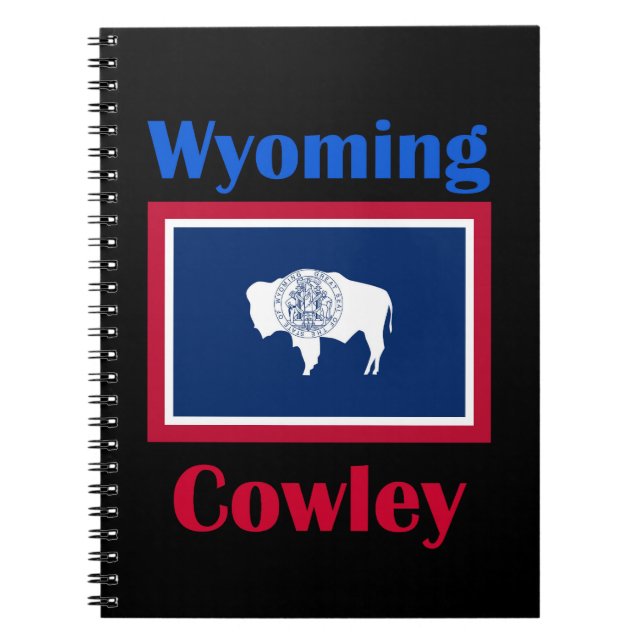 Cowley Wyoming Anteckningsbok (Framsidan)