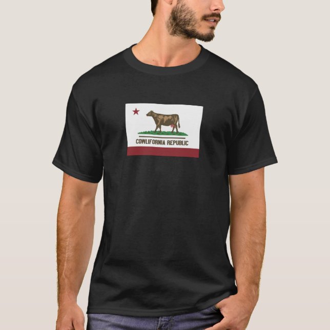 Cowlifornia republik tee shirt (Framsida)