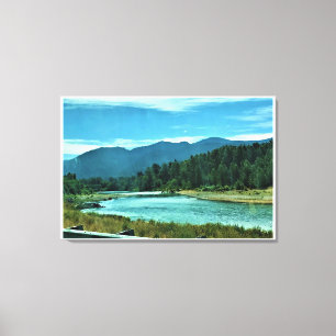 Cowlitz River, Randle, Washington Canvastryck