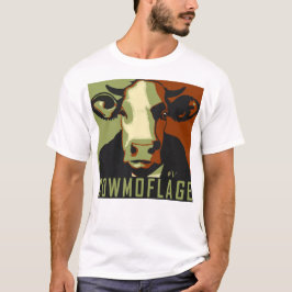 Cowmoflage Fun Pop Art Inspired Cow Tshirt T Shirt