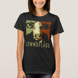 Cowmoflage Roligt Pop Art Inspired Cow Tshirt T Shirt