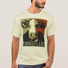 Cowmoflage Roligt Pop Art Inspired Cow Tshirt T Shirt
