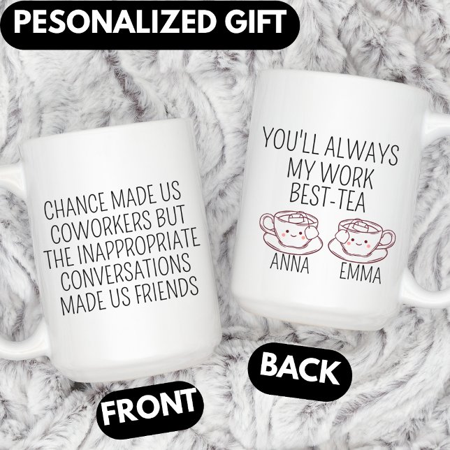 Coworker Farewell Gift, Personalized Leaving Mugg (Skapare uppladdad)