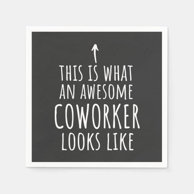 Coworker Gift, Coworker Mug, Awesome Coworker Pappersservett (Framsidan)