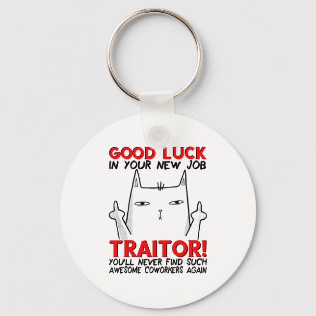 Coworker Leaving, Quitting Going Away, Job Change, Nyckelring (Framsida)