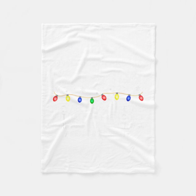 Coworkers Are Like Christmas Lights Funny Coworker Fleecefilt (Framsidan)