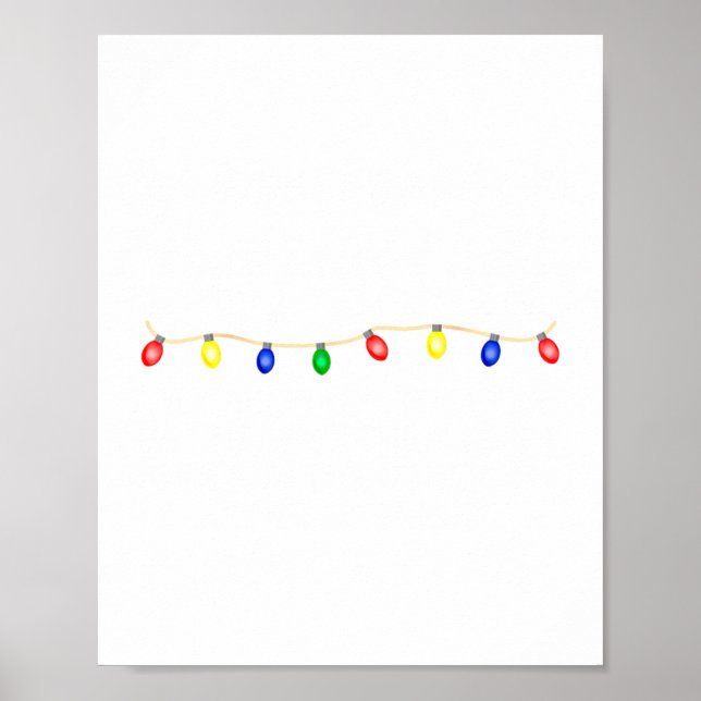 Coworkers Are Like Christmas Lights Funny Coworker Poster (Framsidan)