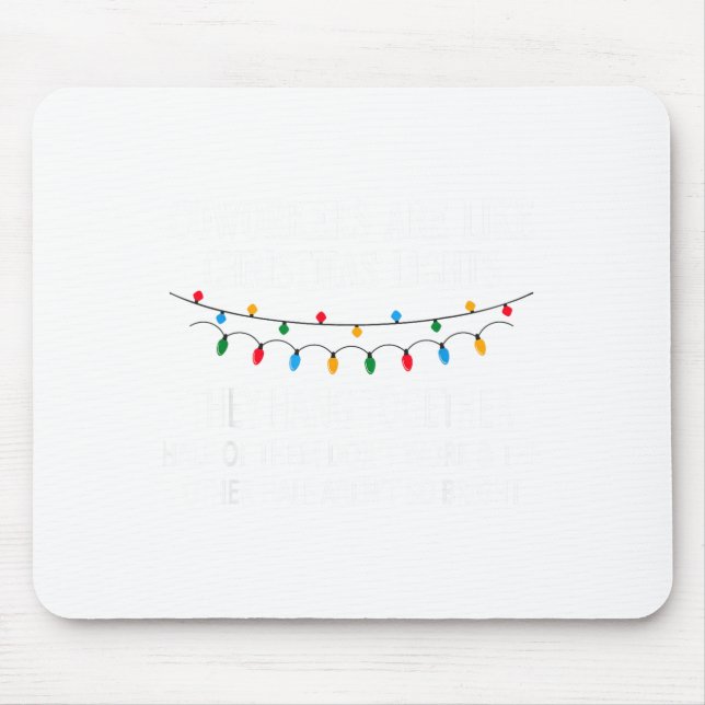 Coworkers Are Like Christmas Lights They Hang Toge Musmatta (Framsidan)