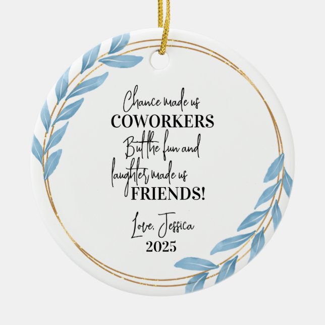 Coworking Best Friend jul Ornament Gift (Framsidan)